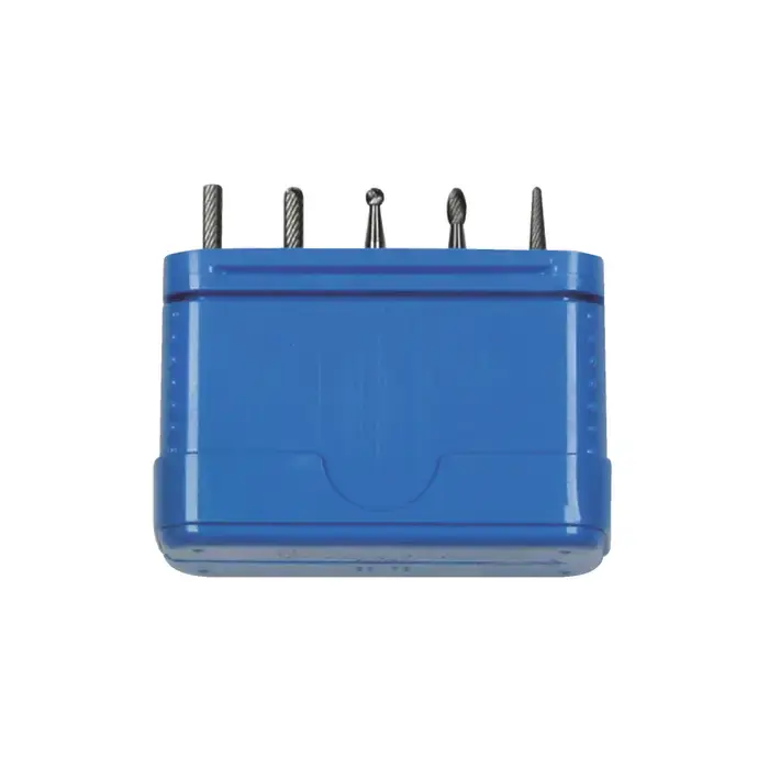 TTC PRODUCTION USA MADE SCB-1 5 Piece Carbide Rotary Burr Set - First Choice for Steel, Straight Shank Best Choice