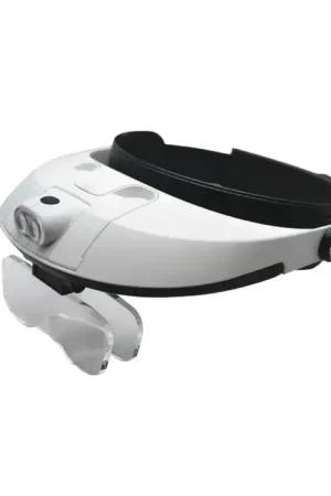 GROBET 29.568 Headband Magnifier Type, up to 6.0X Magnification, 60mm up to 350mm Focal Distance Headband Magnifier Genuine