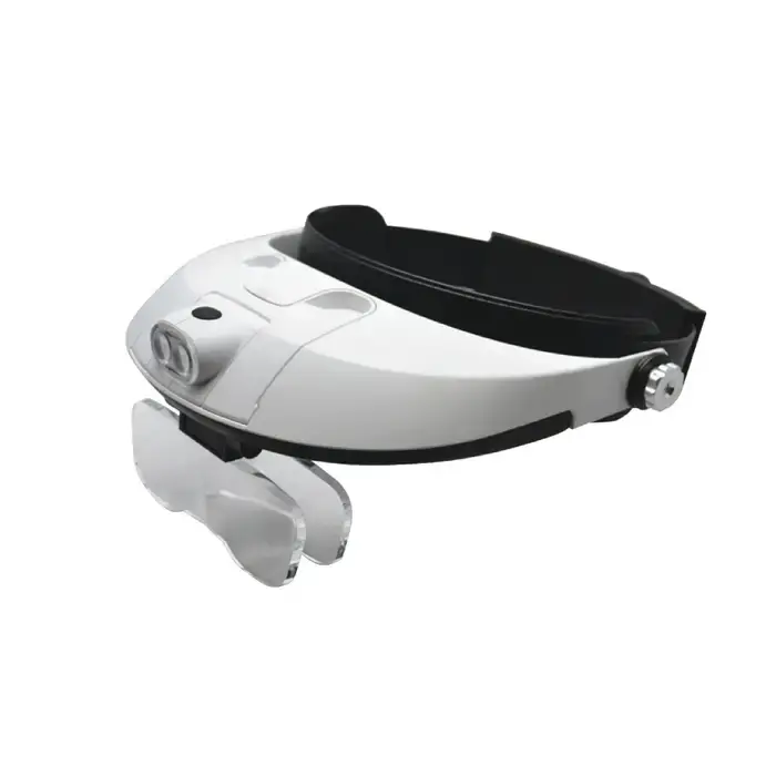 GROBET 29.568 Headband Magnifier Type, up to 6.0X Magnification, 60mm up to 350mm Focal Distance Headband Magnifier Genuine