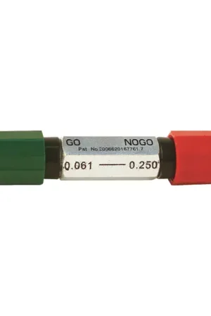 Premium TTC 8001 .0610" - .2500" Range Pin Gage Handle