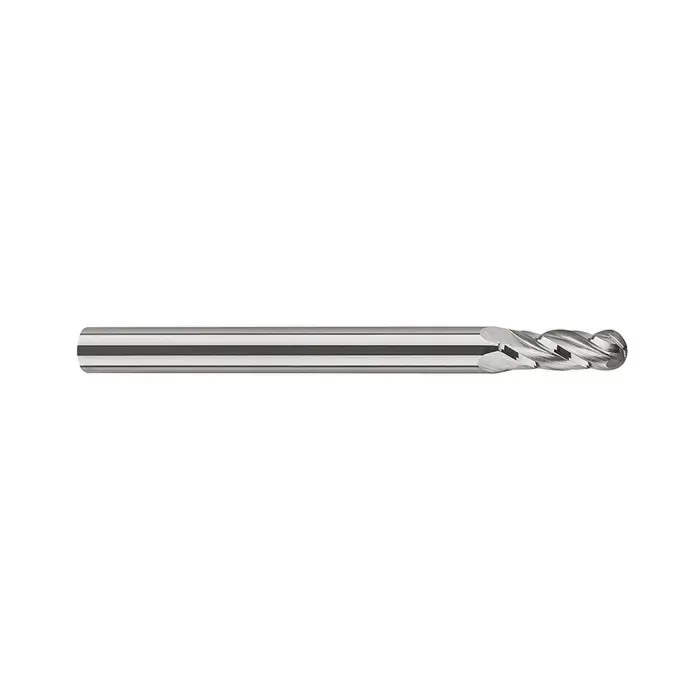 Special Discount MICRO 100 BMRM-025-2 2.50mm Size, 8.00mm LOC, 2 Flute, Solid Carbide Ball/Miniature Combination End Mill