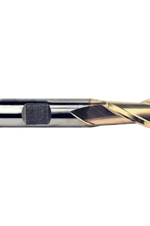 TTC PRODUCTION HP 09-335-340 13/16" Size, 1-1/2" LOC, 2 Flute, TiN High Speed Steel Square End Mill Holiday Sale