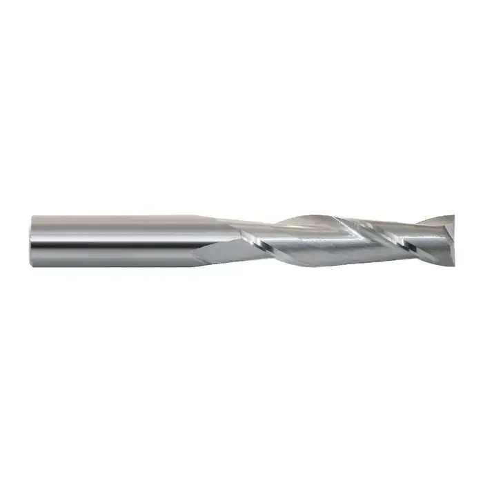 RUSHMORE USA 103029 1/2" Size, 3" LOC, 2 Flute, Bright Solid Carbide Square End Mill Today Only