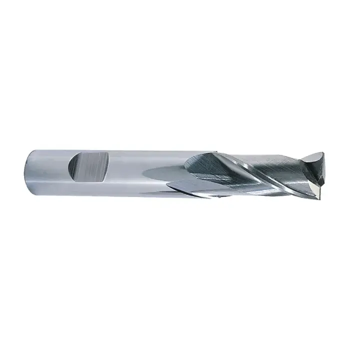RUSHMORE USA 100778 3/8" Size, 9/16" LOC, 2 Flute, Bright M42 8% Cobalt Square End Mill Best Seller