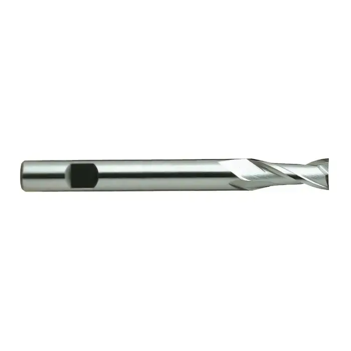 Certified YG1 02435 1-1/8" Size, 3" LOC, 2 Flute, Bright M42 8% Cobalt Square End Mill