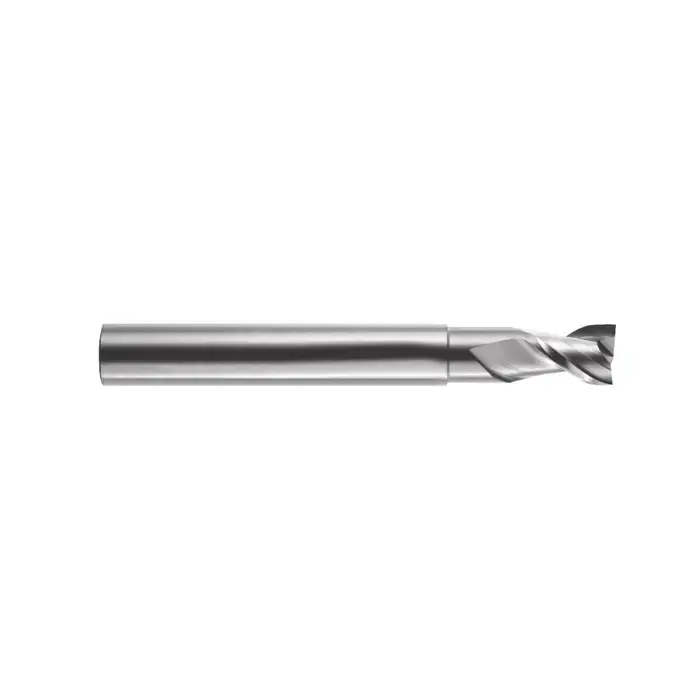 New Release ROBBJACK 1/4" Size, 1/4" LOC, 2 Flute, Bright Solid Carbide Square End Mill