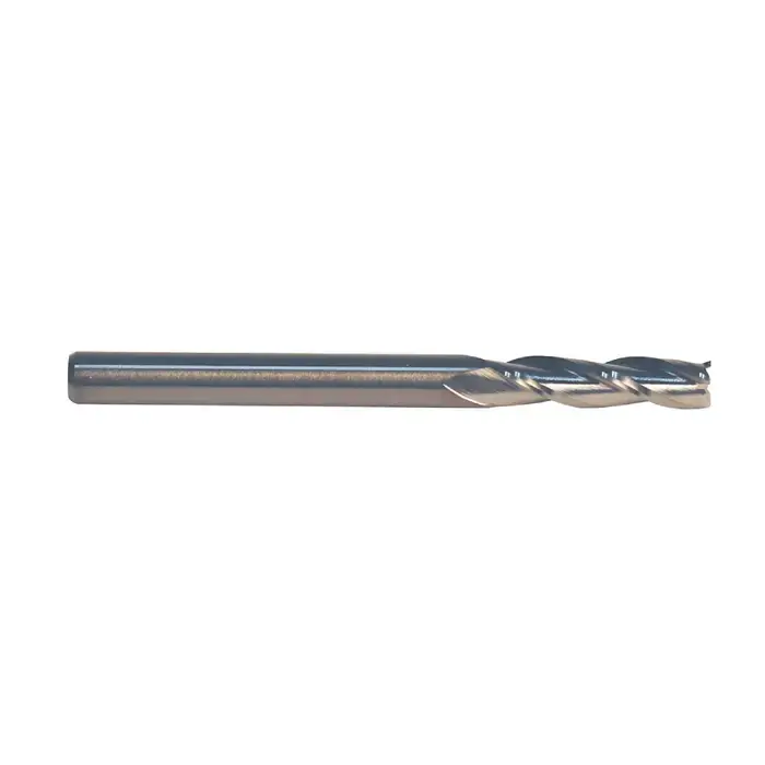 Price Cut RUSHMORE USA 103198 7/16" Size, 1" LOC, 3 Flute, Bright Solid Carbide Square End Mill