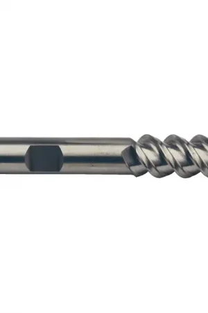 TTC PRODUCTION HP 08-196-050 7/16" Size, 1" LOC, 3 Flute, Bright M42 8% Cobalt Square End Mill Luxury
