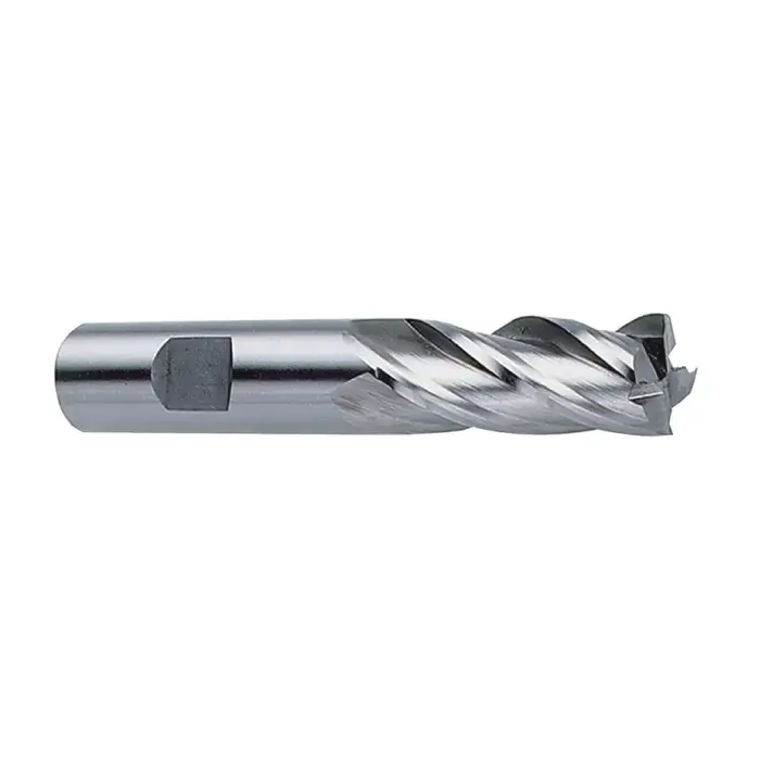 RUSHMORE USA 100389 9/16" Size, 1-3/8" LOC, 4 Flute, Bright M42 8% Cobalt Square End Mill Buy Direct
