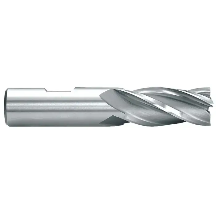Buy Today RUSHMORE USA 100559 5/8" Size, 1-5/8" LOC, 4 Flute, Bright High Speed Steel Square End Mill