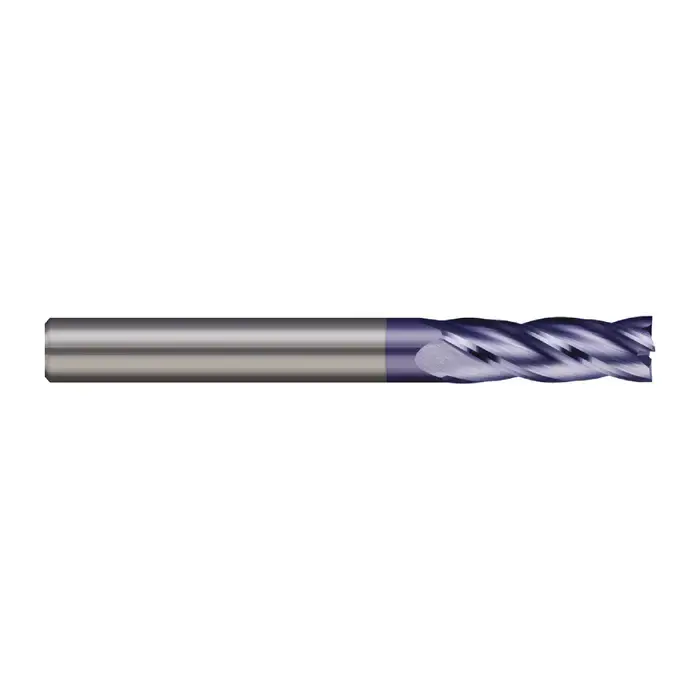Top Rated MICRO 100 EMS-156-4X 5/32" Size, 9/16" LOC, 4 Flute, AlTiN Solid Carbide Square End Mill