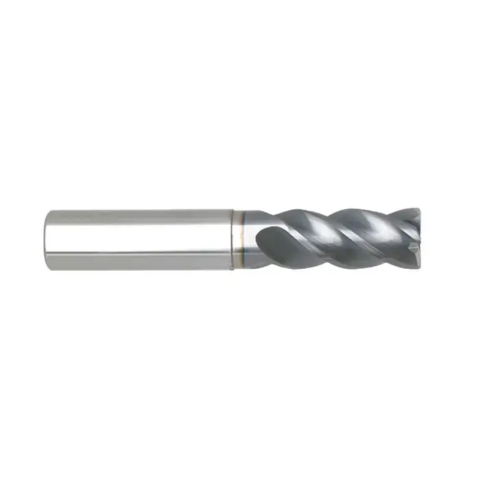 NIAGARA N09503 1/4" Size, 1/2" LOC, .020" Radius, 4 Flute, Solid Carbide Corner Radius End Mill Express Delivery