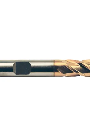 Same Day Shipping WELDON 44141 3/4" Size, 1-5/8" LOC, 4 Flute, TiN M42 8% Cobalt Square End Mill