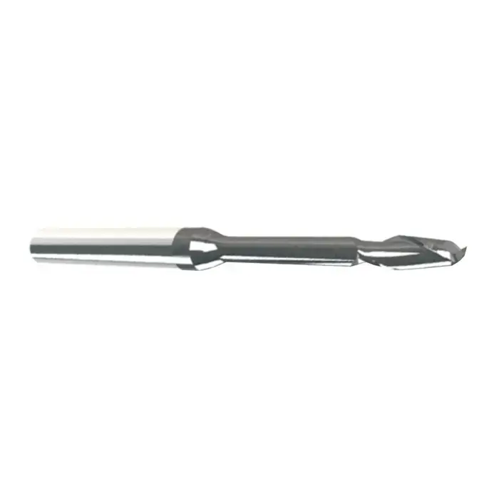 Must Have MICRO 100 MEFM-040-1500-25K 4mm Size, 5mm LOC, 2 Flute, Solid Carbide Miniature End Mill