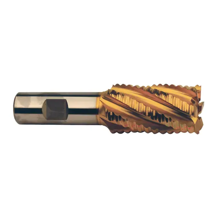 Trending TTC PRODUCTION HP 08-203-221 1-1/4" Size, Coarse Pitch, 2" LOC, 6 Flute, M42 8% Cobalt Roughing End Mill