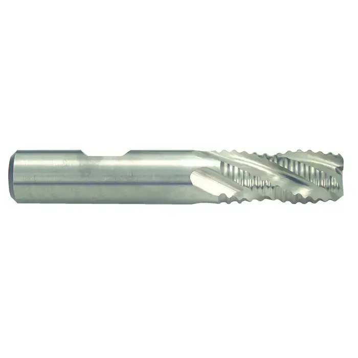 NIAGARA N70023 3/8" Size, Coarse Pitch, 3/4" LOC, 4 Flute, M42 8% Cobalt Roughing End Mill Limited Time
