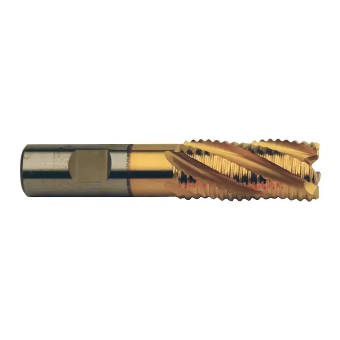 Buy Today TTC PRODUCTION HP 08-203-160 1" Size, Coarse Pitch, 2" LOC, 5 Flute, M42 8% Cobalt Roughing End Mill