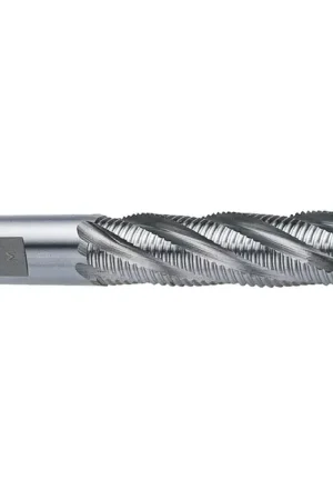 TTC PRODUCTION HP 08-201-040 5/8" Size, 2-1/2" LOC, 4 Flute, M42 8% Cobalt Roughing End Mill Instant Buy