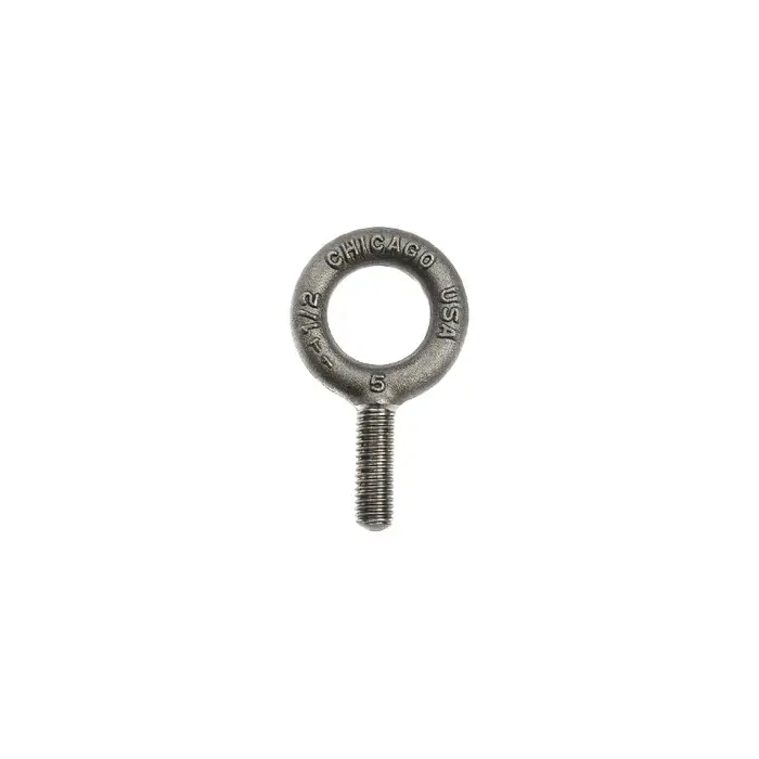 CHICAGO HARDWARE 11605 3 1/4"-20 Thread Size, 1" Thread Length, Plain Eye Bolt Seasonal Sale