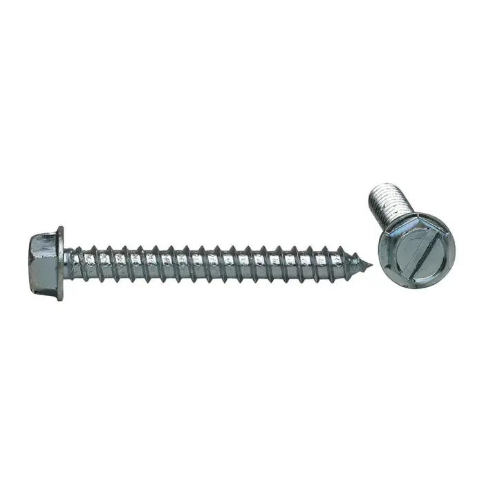 Don't Miss Out TTC FNA66020 6 Size, 5/8" Length Under Head, Slotted Drive, Slotted Hex Head Sheet Metal Screw