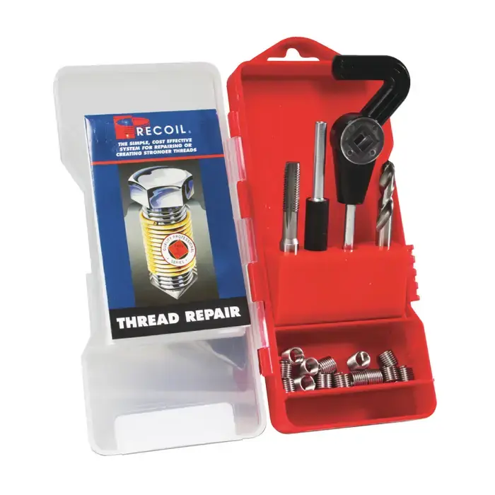 RECOIL 36220 4 Inserts, 1-3/8"-8 8 T.P.I. UN SERIES 1.5 x D Insert Length STI Thread Repair Set Factory Price