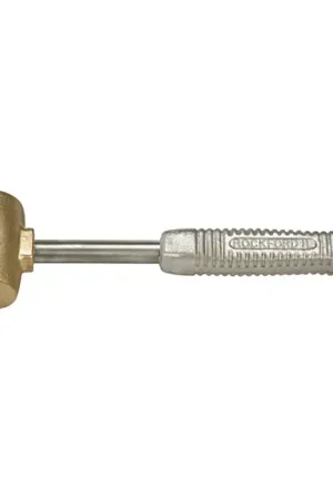 AMERICAN HAMMER AM5BRAG 2" Face Diameter, 5 lbs. Head Weight, 14" Overall Length Brass Hammer Buy Direct