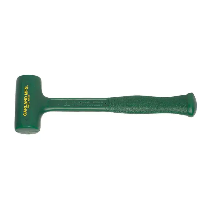 GARLAND 40002 1-3/4" Face Diameter, 21 oz. Head Weight, 10" Handle Length Dead Blow Hammer Crafted