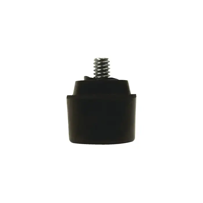 Grab Now NUPLA 10H 1" Face Diameter, Vinyl Face Material, Black Color Replaceable Face