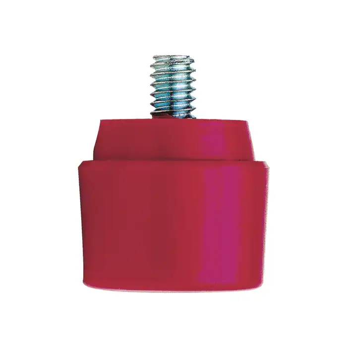 NUPLA 15M 1-1/2" Face Diameter, Vinyl Face Material, Red Color Replaceable Face Direct From Factory