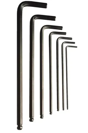 Same Day Shipping BONDHUS 12910 3/16" Hex Size, 4.5" Long Arm Length, ProGuard Finish Ball Key