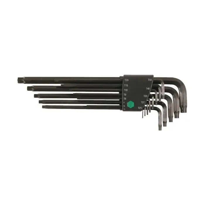 WIHA 36699 T5-T50 Size, 71mm-213mm Long Arm Length, Black Oxide Finish Torx Key Final Sale