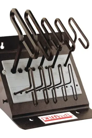 EKLIND 30160 3/32" - 3/8" Size, 6" Long Arm Length, Black Oxide Finish T Handle Hex Key High Quality