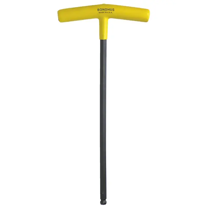 BONDHUS 13113 5/16" Size, 11.4" Long Arm Length, Black Oxide Finish T Handle Hex Key Brand New