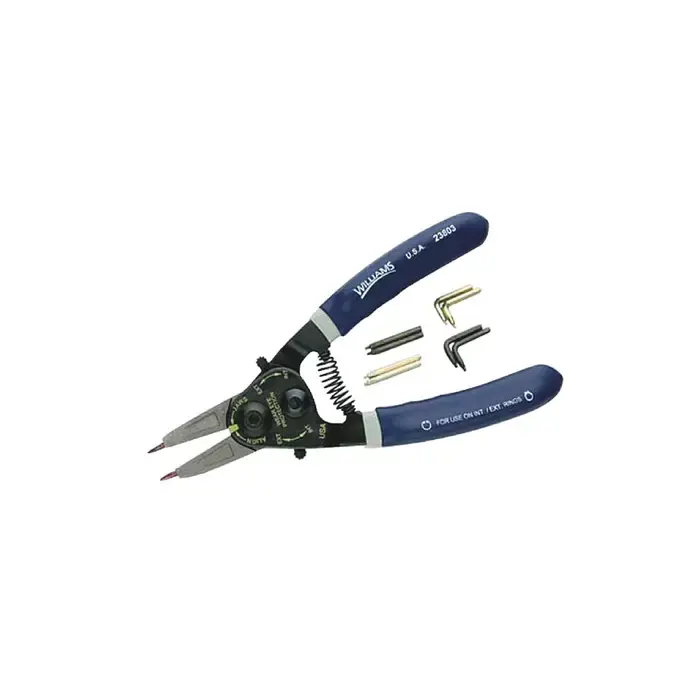 WILLIAMS JHW23803A 1" Capacity, Convertible Retaining Ring Type Snap Ring Pliers Special Discount
