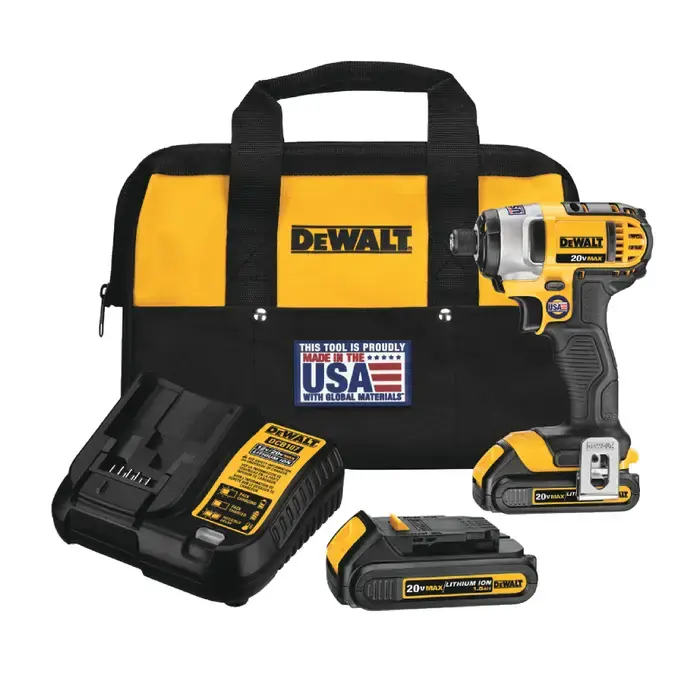 DEWALT DCF885C2 1/4" Drive Size, 1,400 in./lbs. Maximum Torque, 2,800 RPM No-Load Speed Impact Wrench Price Cut