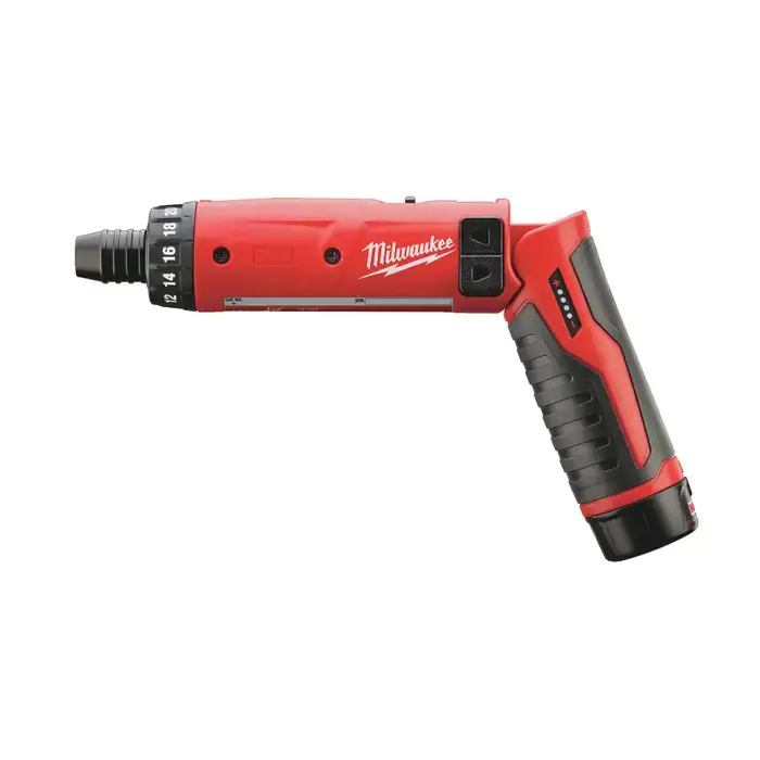 Sale MILWAUKEE 2101-22 4V Voltage, 200 / 600 RPM No-Load Speed, 44 in./lbs. Torque Range Power Screwdriver