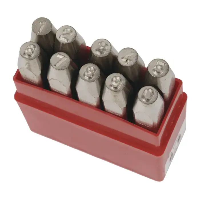 PRYOR PPR10050 Number Set Type, 5/32" Character Size, 0-9 Characters Letters & Figures Clearance