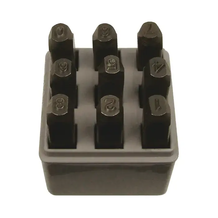 C.H. HANSON 25521 Number Set Type, 1/16" Character Size, 0-8 / use 6 as 9 Characters Letters & Figures Deal