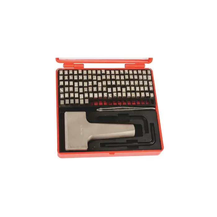 PRYOR TPF050 3/16" Character Size, 118 No. of Pieces Steel Type Set Clearance