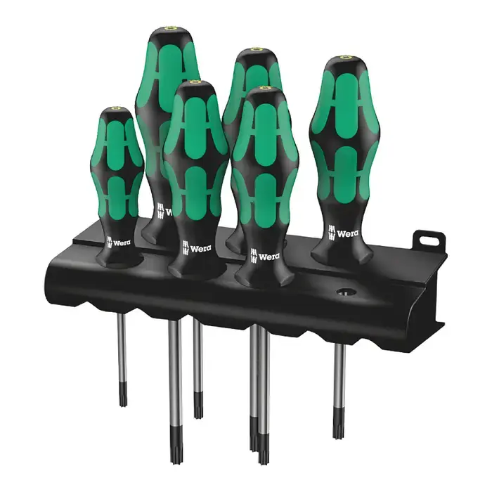 WERA 05138250001 TX10 - TX40 Tip Size, 3.15" - 5.12" Blade Length, 11.22" Overall Length Tamper Resistant Screwdriver Best Seller
