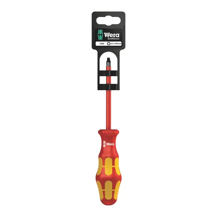 WERA 05100024001 1 Size, Square Shank Type, 9.06" Overall Length Insulated Screwdriver Last Chance