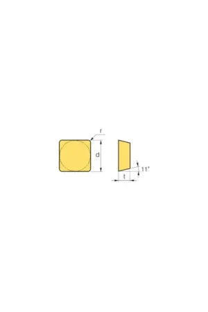 Affordable TERRA CARBIDE 08-0108-01 - SPG432 APC5T, 90° Square, Indexable Carbide Turning / Boring Insert