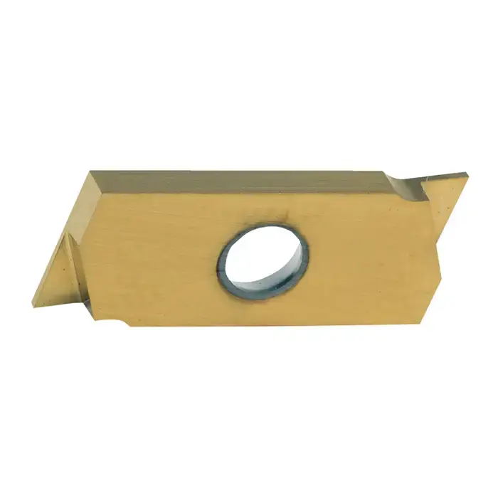 Direct From Factory NIKCOLE - GIE-7-SG-0.9L C6-PV, Indexable Carbide On-Edge Grooving Insert, 0.035" Cutting Width, Left Hand