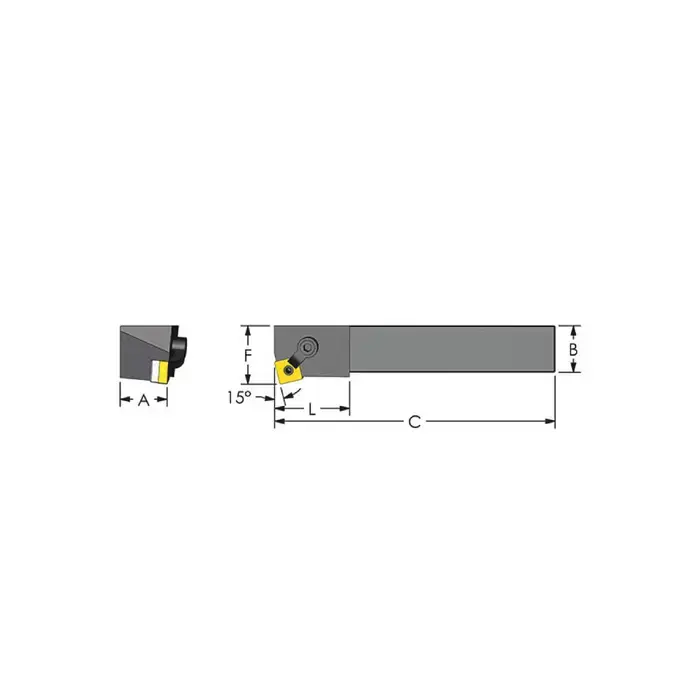 ULTRA-DEX MSKNR 20-5D - MSKNR20-5D, 1.25" External Multi-Clamp Holder - Type M for SNMG54_ Inserts, Right Hand Authentic