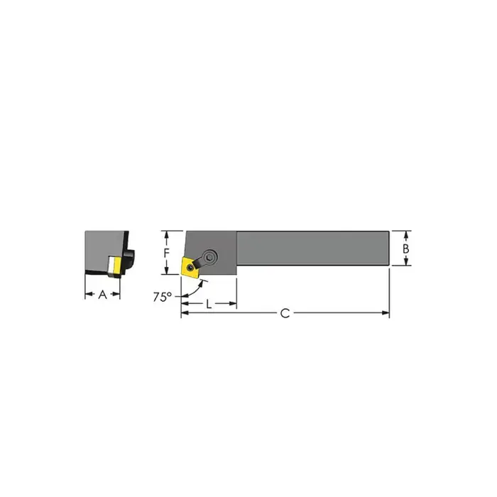 ULTRA-DEX MCRNR 16-6D - MCRNR16-6D, 1.0" External Multi-Clamp Holder - Type M for CNMG64_ Inserts, Right Hand Order Now