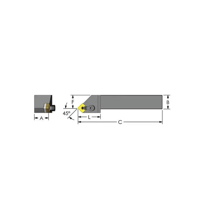 Don't Miss Out ULTRA-DEX MSSNL 20-5D - MSSNL20-5D, 1.25" External Multi-Clamp Holder - Type M for SNMG54_ Inserts, Left Hand