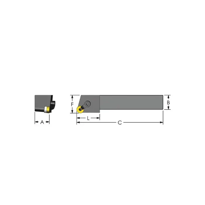 Place Order ULTRA-DEX MRGNR 12-3B - MRGNR12-3B, 3/4" External Multi-Clamp Holder - Type M for RNMG32 Inserts, Right Hand