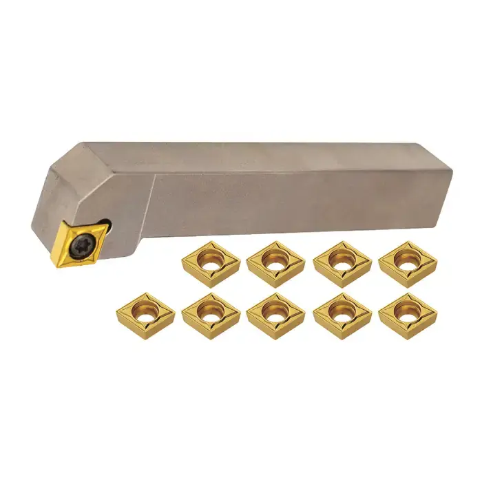 Markdown AKUMA 11.06.00993 - 5/16" CCMT2(1.5)_ Turning Set with Inserts (Single), Right Hand