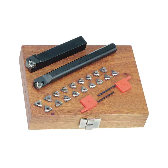 CARMEX CTTK-23 - Multi-Piece Lay Down Threading Set with Inserts, 3/4" Shank, Right Hand Hot Deal