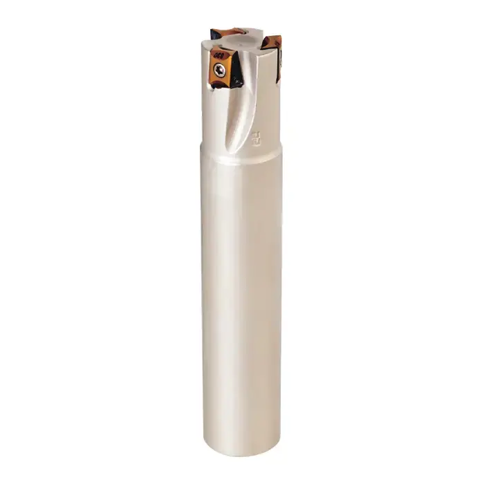 ISCAR 3107155 - T490 ELN D1.50-4-C1.25-11, 1.500" 90 Degree Indexable End Mill for T490 LNMT1106 Inserts, Cylindrical, Right Hand Cheap